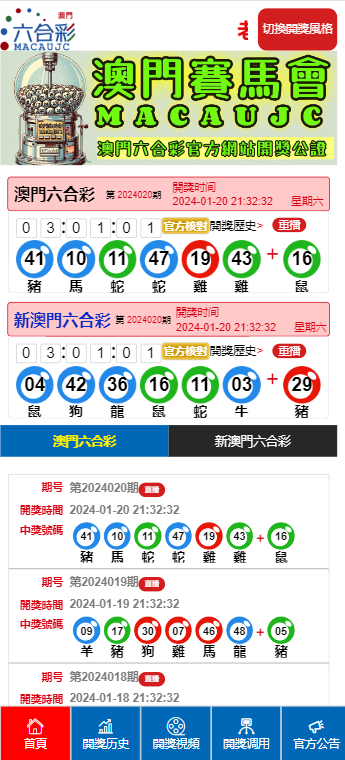 新澳门综合走势图开奖号码|精选资料解析大全